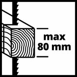 Einhell bandsåg tc-sb 200 1 bandsåg (röd svart)