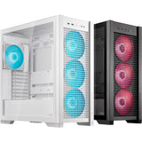 Asus TUF Gaming GT302 ARGB Midi Tower Case (White | 2x USB-A | 1x USB-C | RGB | Tempered Glass)