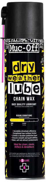 Muc-off dry weather lube aerosol chain spray 400ml