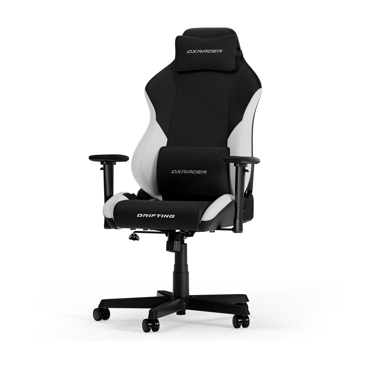 Dxracer drifting xl black white epu leather gamestoel (zwart)