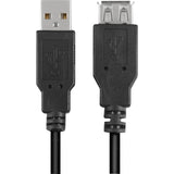 Cábla síneadh Sharkoon USB 2.0 (dubh, 2 mhéadar, sciath dúbailte)