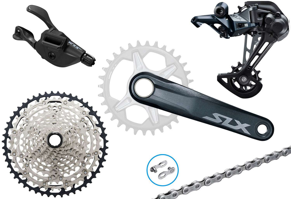 Shimano slx m7100 1x12-speed group | 165mm | 10-51 | i-spec ev