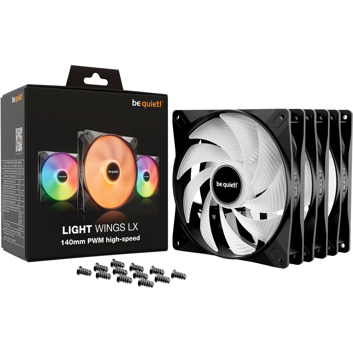 Be quiet! light lx 140mm pwm high-speed triple pack