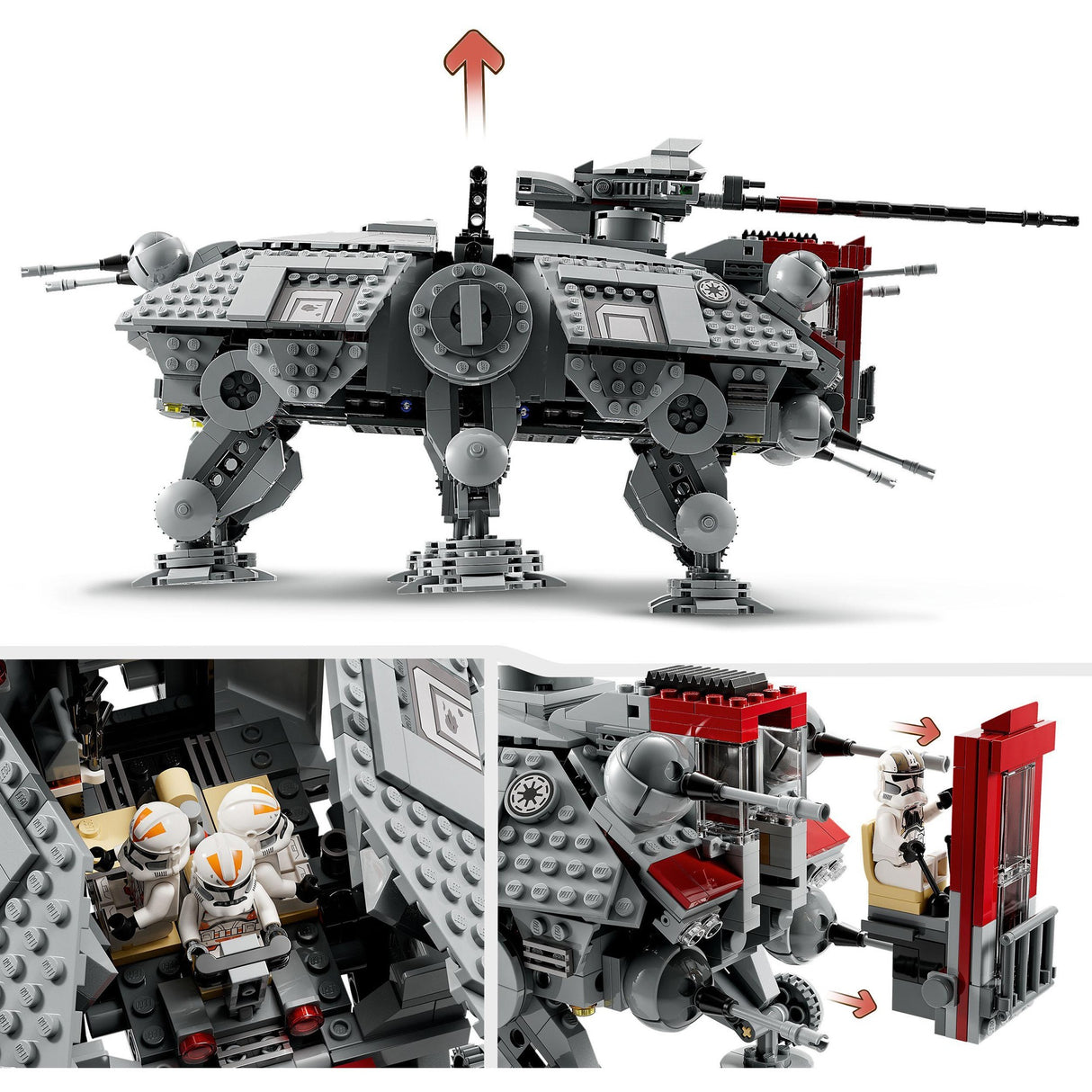 Chodítko Lego star wars 75337 at-te