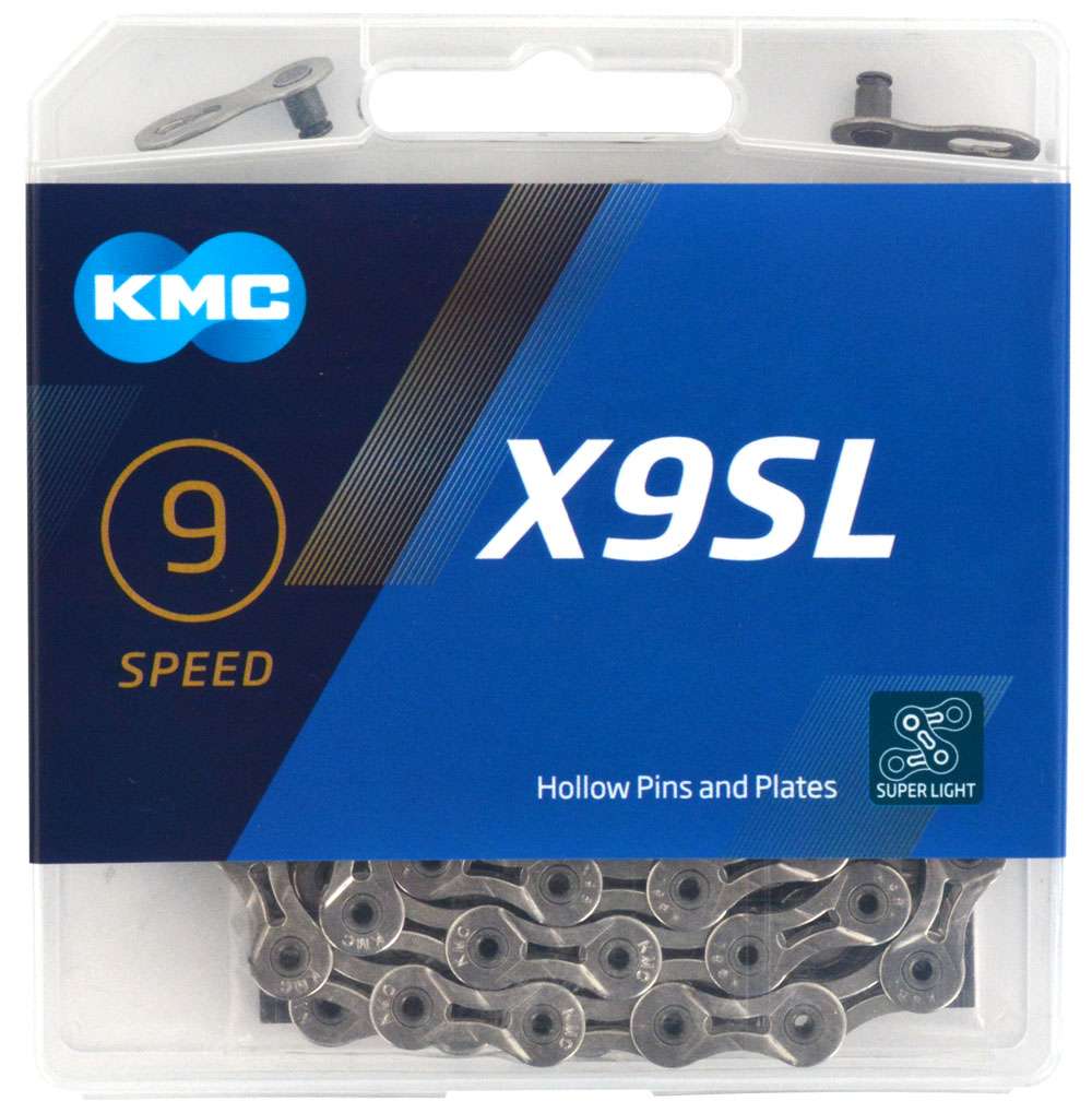 KMC Kerékpárlánc X9SL Silver 114 Linkek