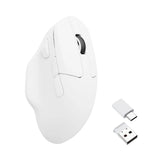 Keychron m7-a3 wireless mouse (white, 100 - 26,000 dpi, 2.4 ghz | bluetooth 5.1 | usb-c)