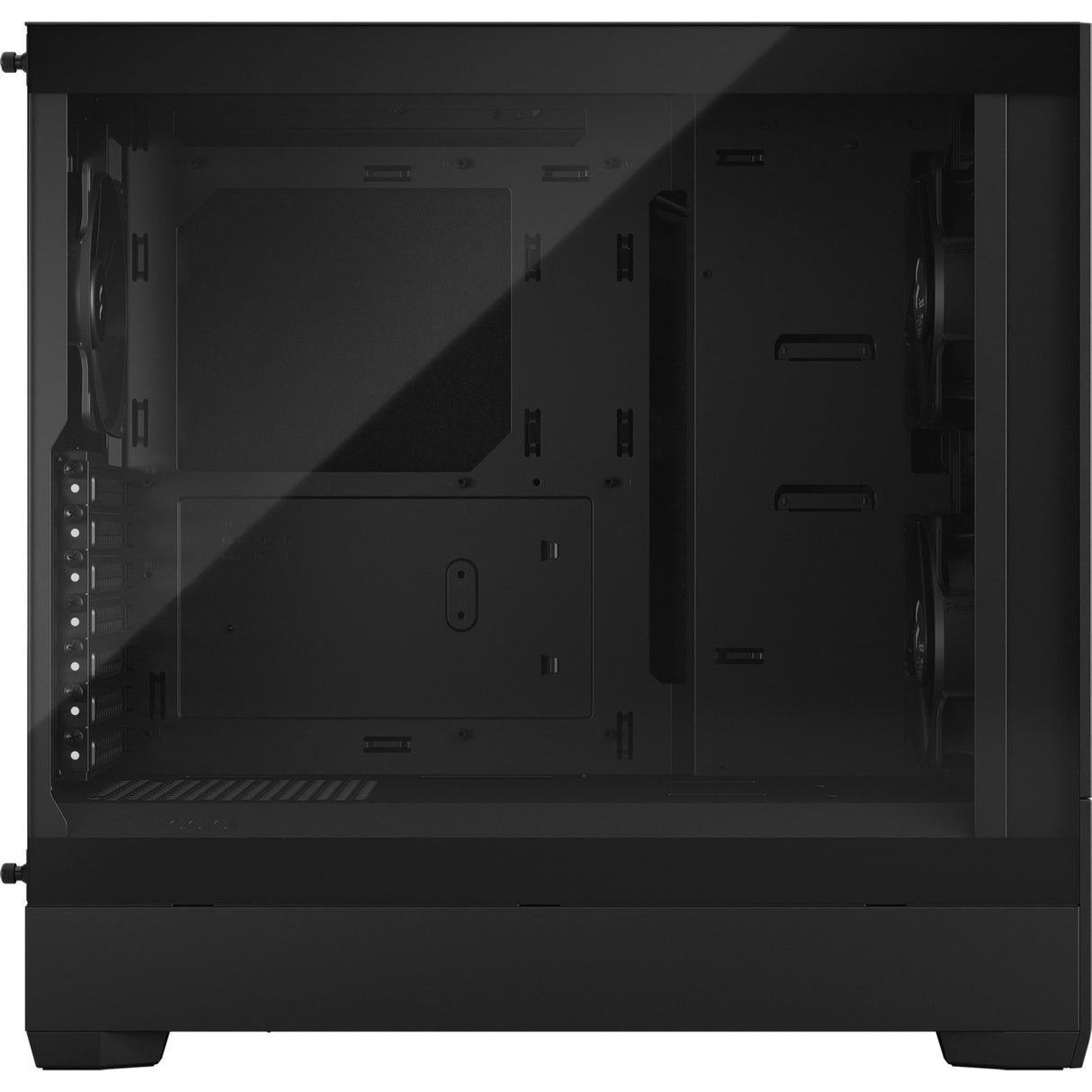 Fractal Design Pop Silent Black TG Clear Tint Midi Tower Case (Black | 2x USB-A | Tempered Glass)