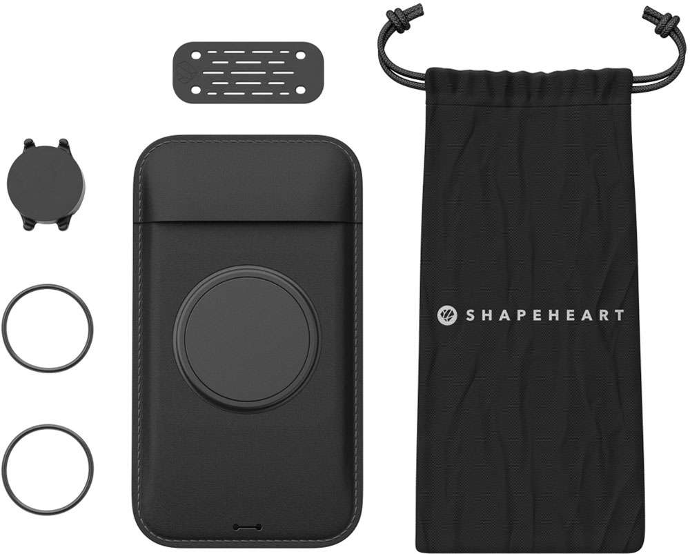 Shapeheart magnetic smartphone mount for bike