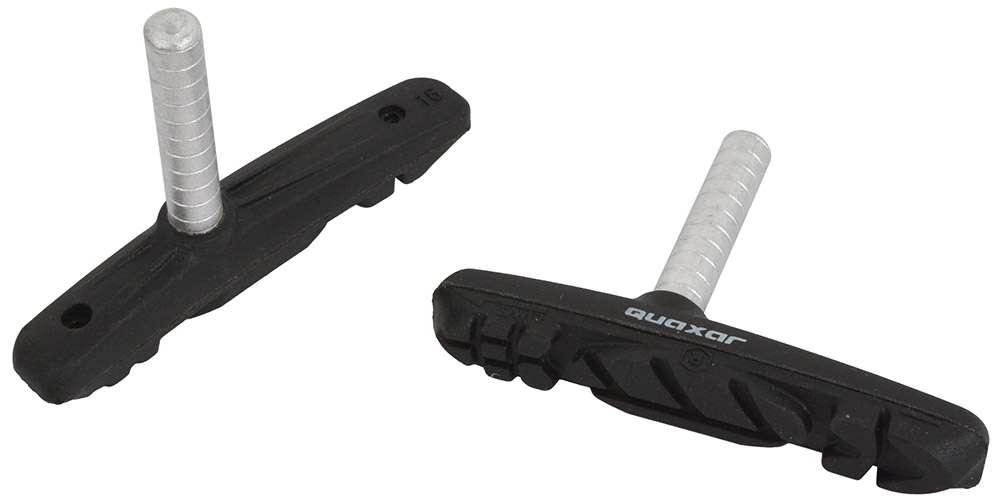 Quaxar cantilever brake shoes black
