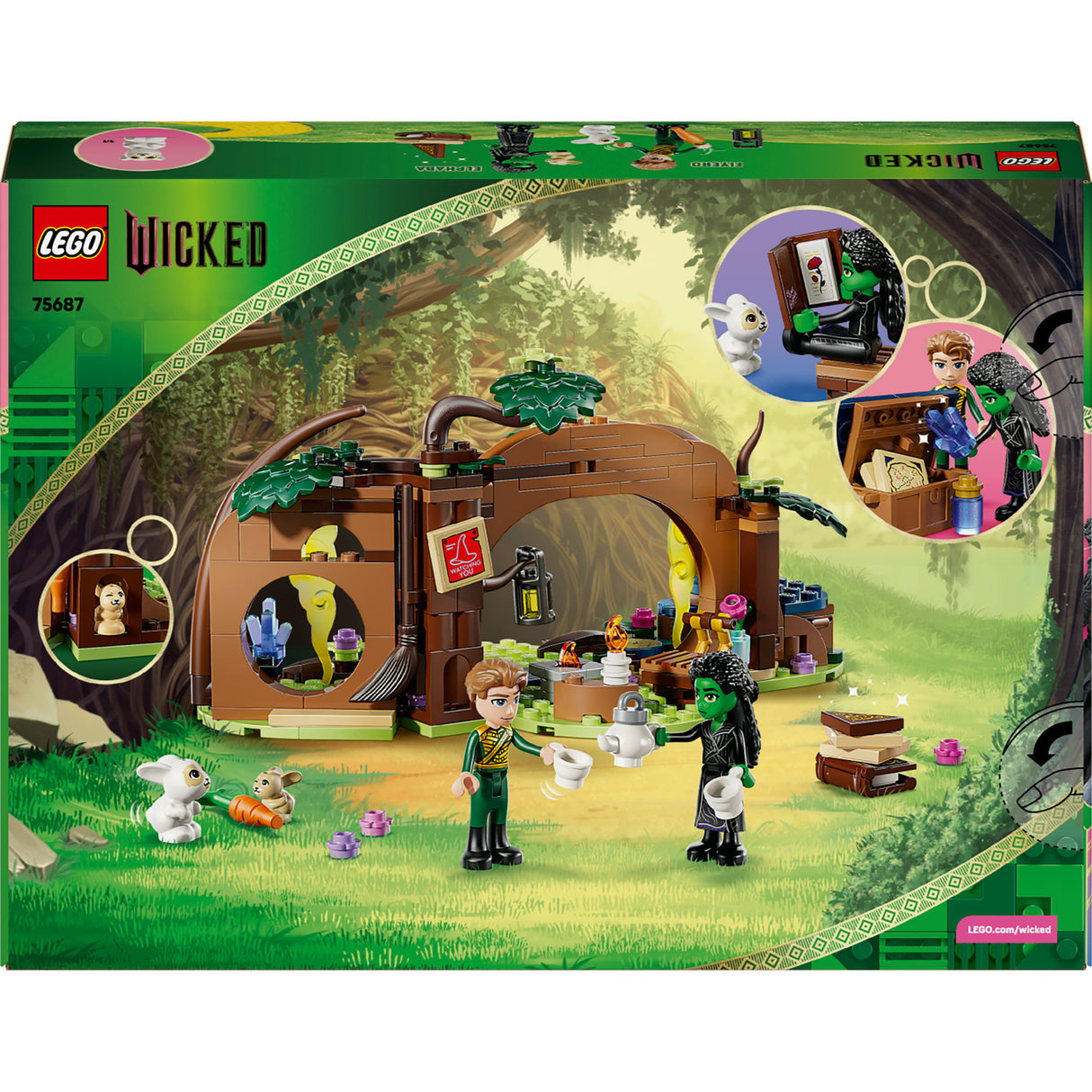 Lego 75687 El escondite de la malvada Elphaba | 2 piezas