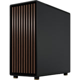 Fractal design north midi tower behuizing (zwart | 2x usb-a | 1x usb-c | tempered glass)