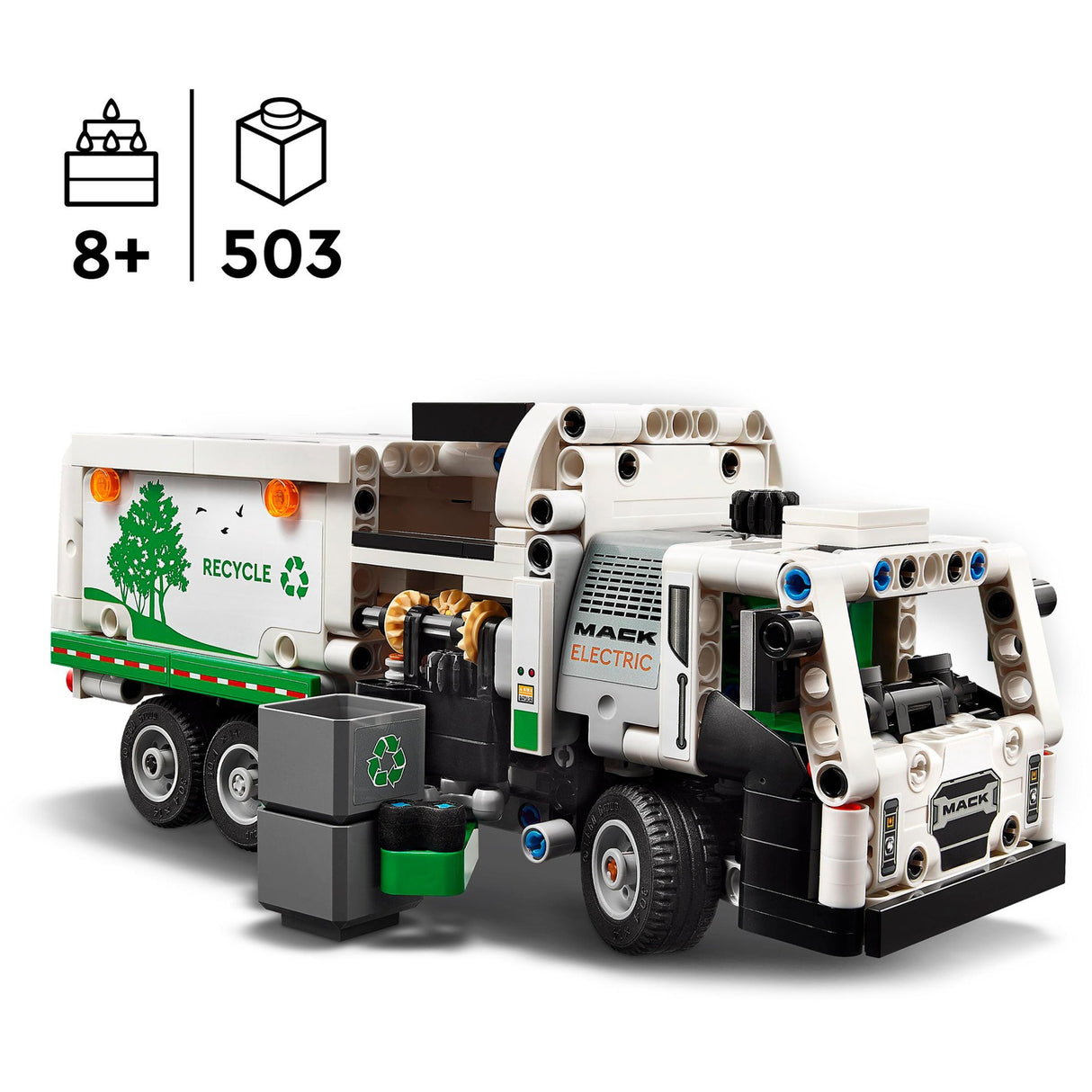 Lego Lego Technik 42167 Mack LR Elektresch Dreckskëscht