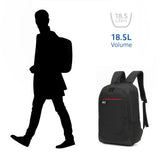 Act Connectivity Suburb Backpack for Laptops up to 15.6" (Black)