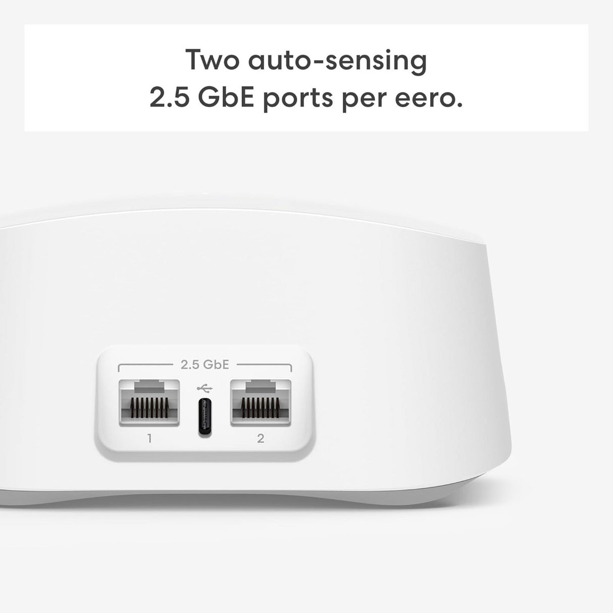 Eero 7 mesh WiFi system, 3 mesh routers (white)