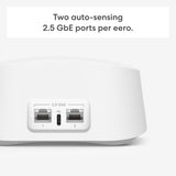 Eero 7 mesh WiFi system, 3 mesh routers (white)