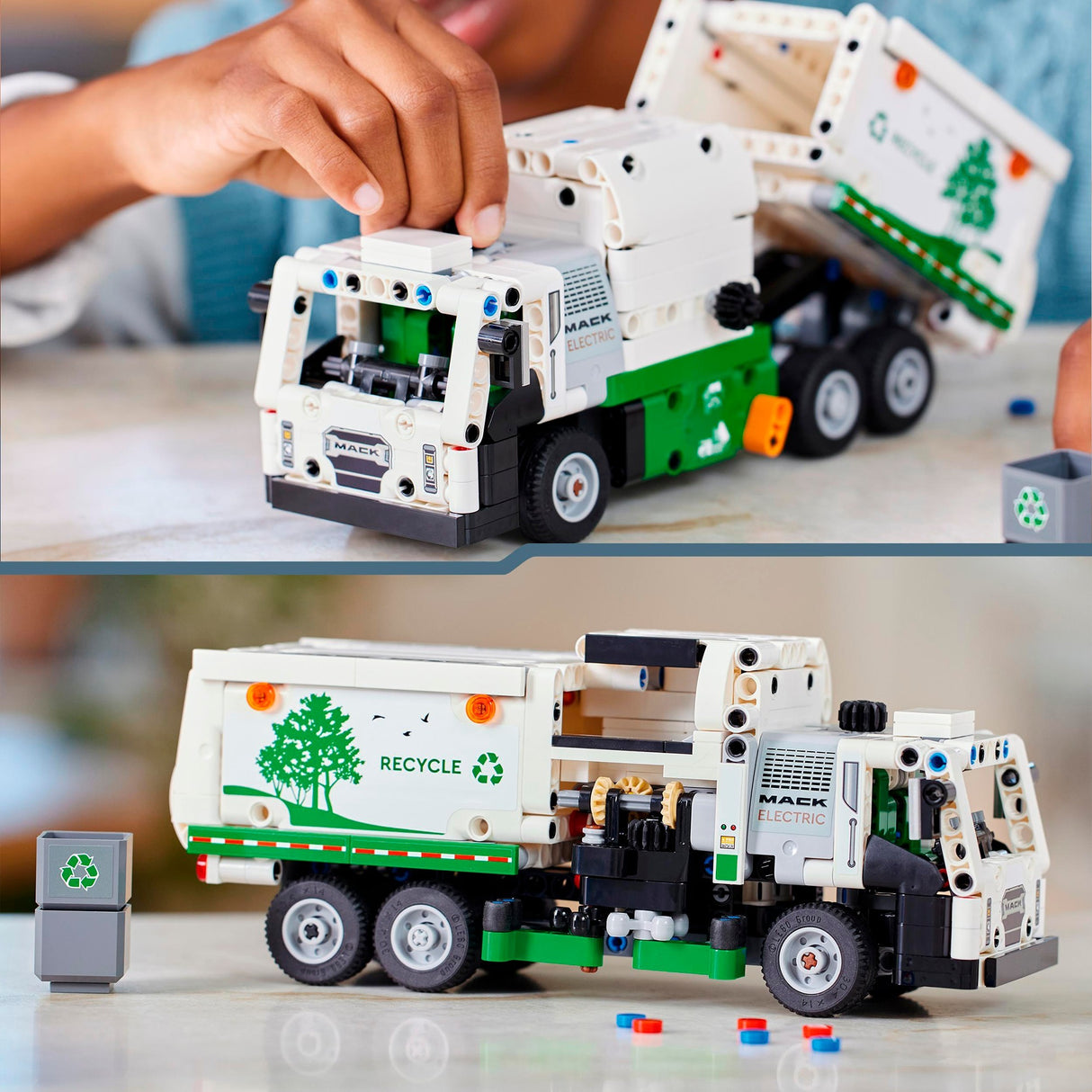 Lego Lego Technik 42167 Mack LR Elektresch Dreckskëscht