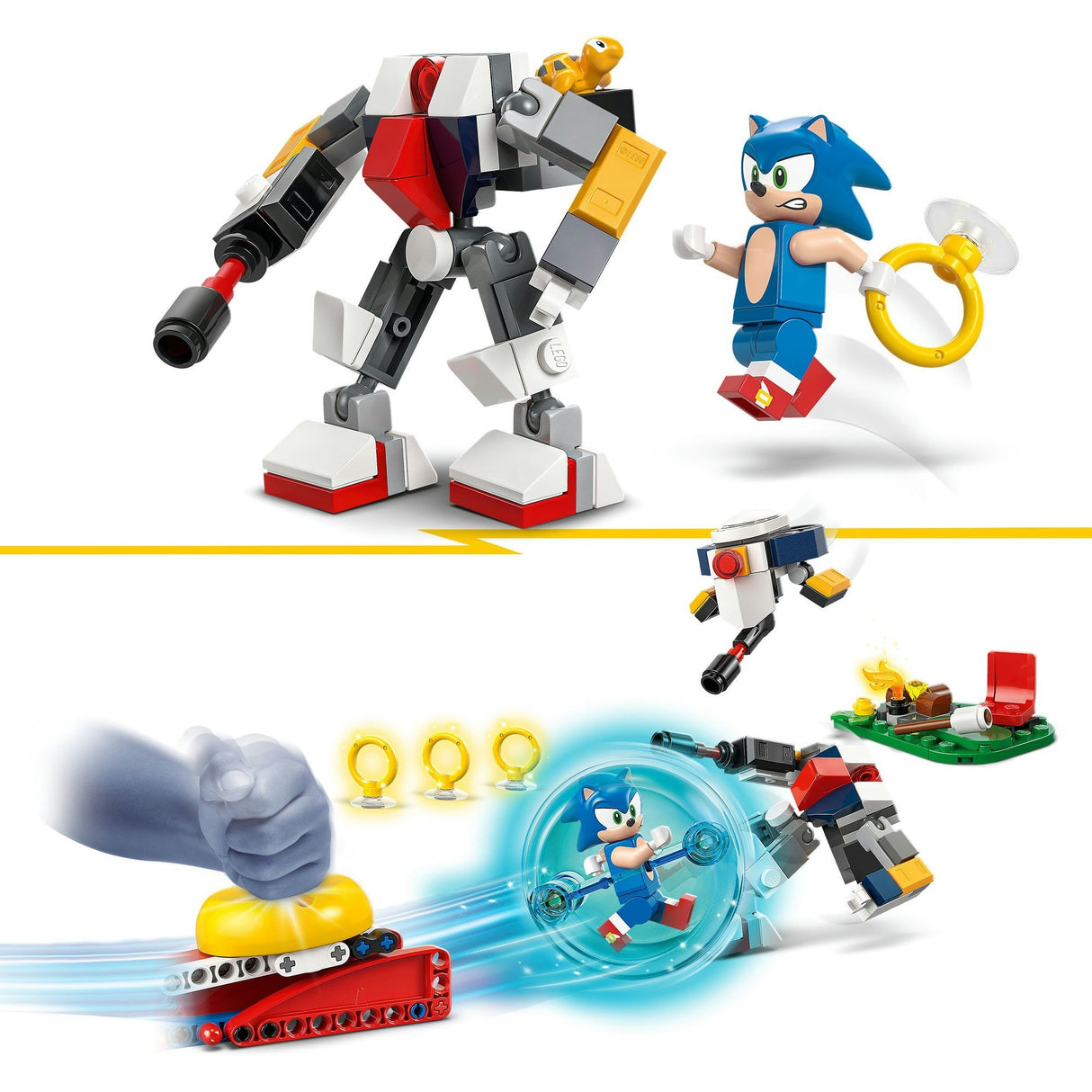 Lego Sonic the Hedgehog 77001 I Sonics combattono al fuoco