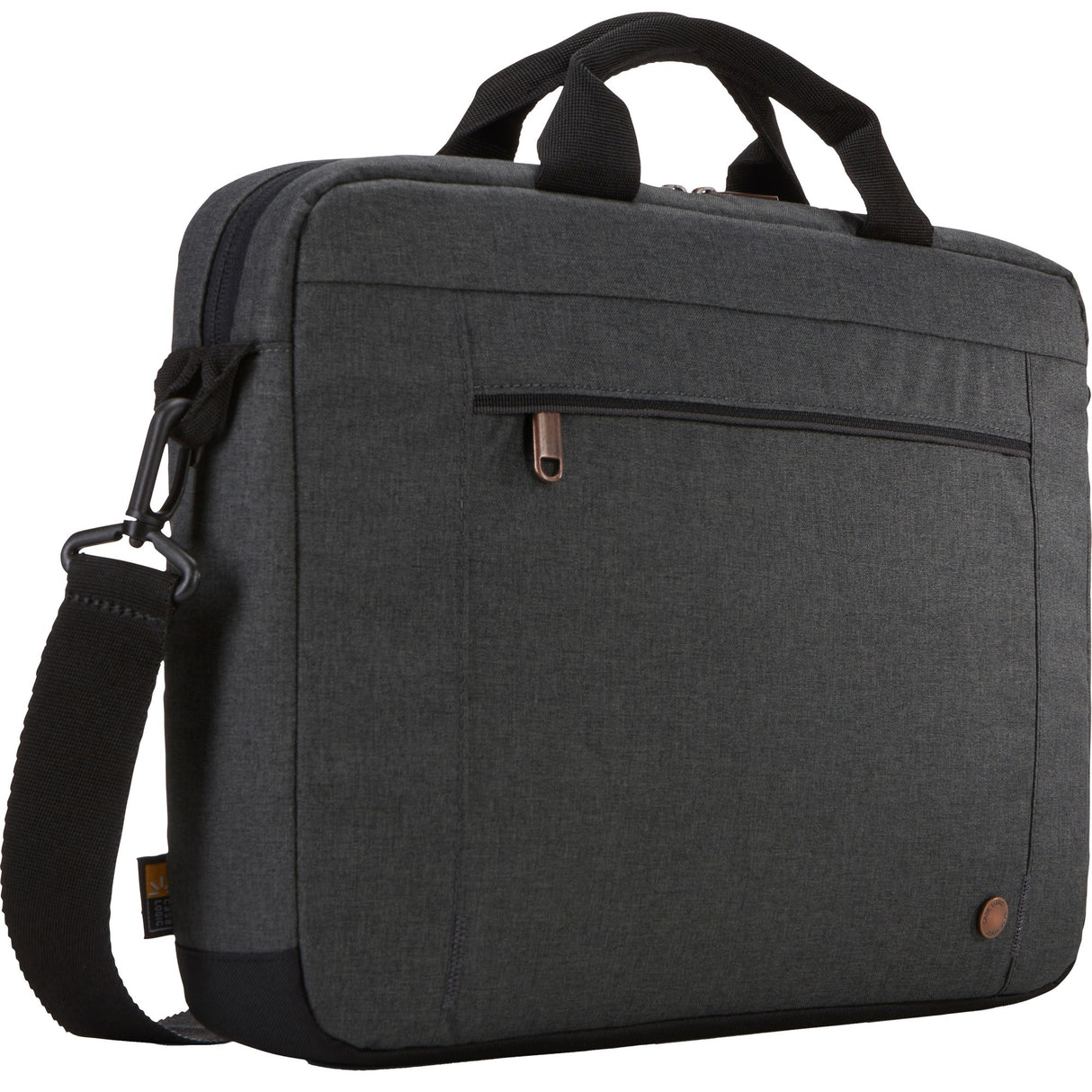 Case Logic Era 14 Laptop Attaché Eraa-114-Obsidian Laptop Bag (Dark Gray)