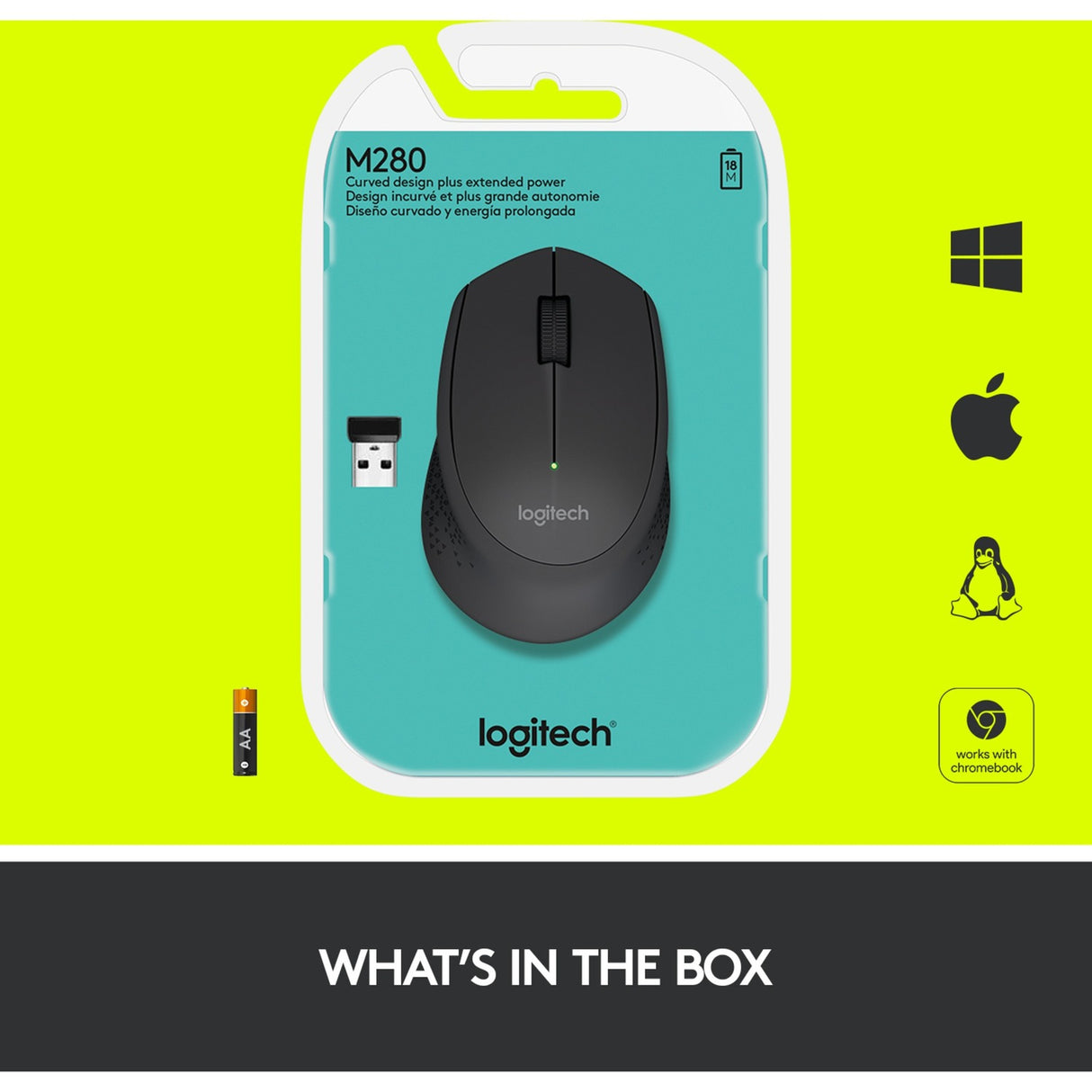 Logitech Wireless Maus M280