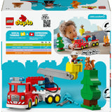 Lego Duplo 10473 hasičské auto s hadicou a hasičom