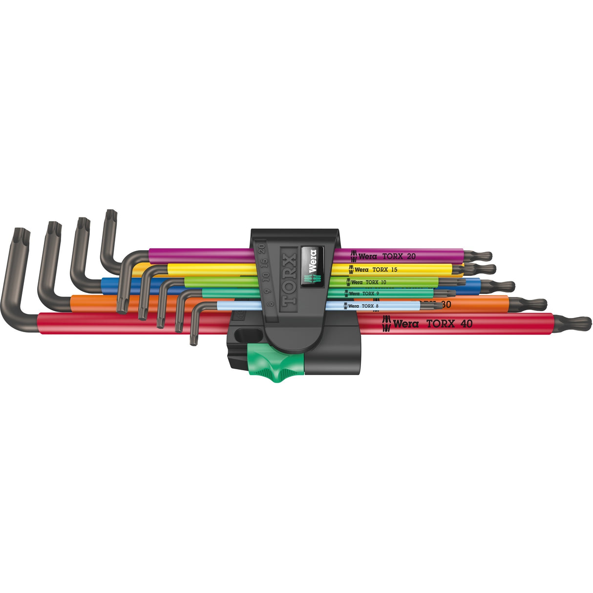 Wera Hex Key Set Torx 967 9 TX XL Multicolour 1 (9-piece, Torx T8 to T40)