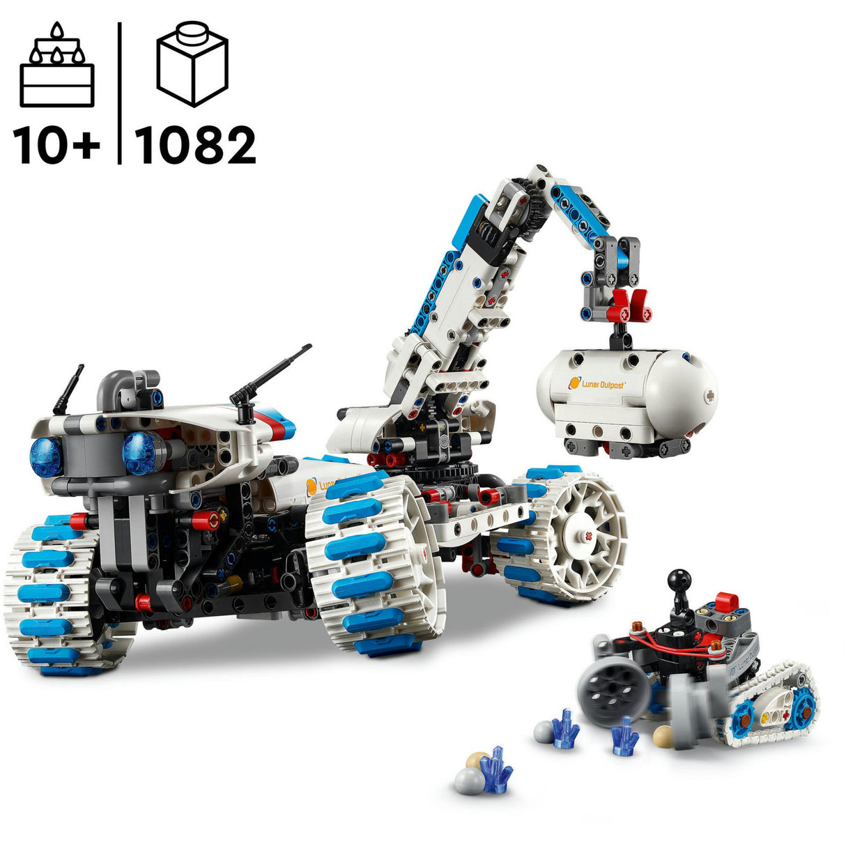 Vesmírné vozidlo Lego technic 42211 na Měsíci
