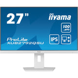 Iiyama ProLite XUB2792QSU-W6 27 monitor (white, HDMI, DisplayPort, 4x USB-A, USB-B)