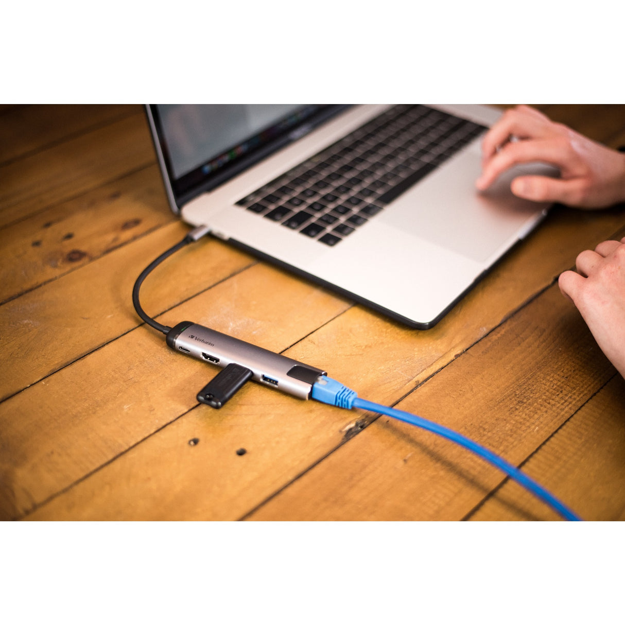 Verbatim USB 3.2 Gen 1 multiport hub, USB-C > 2x USB-A + US