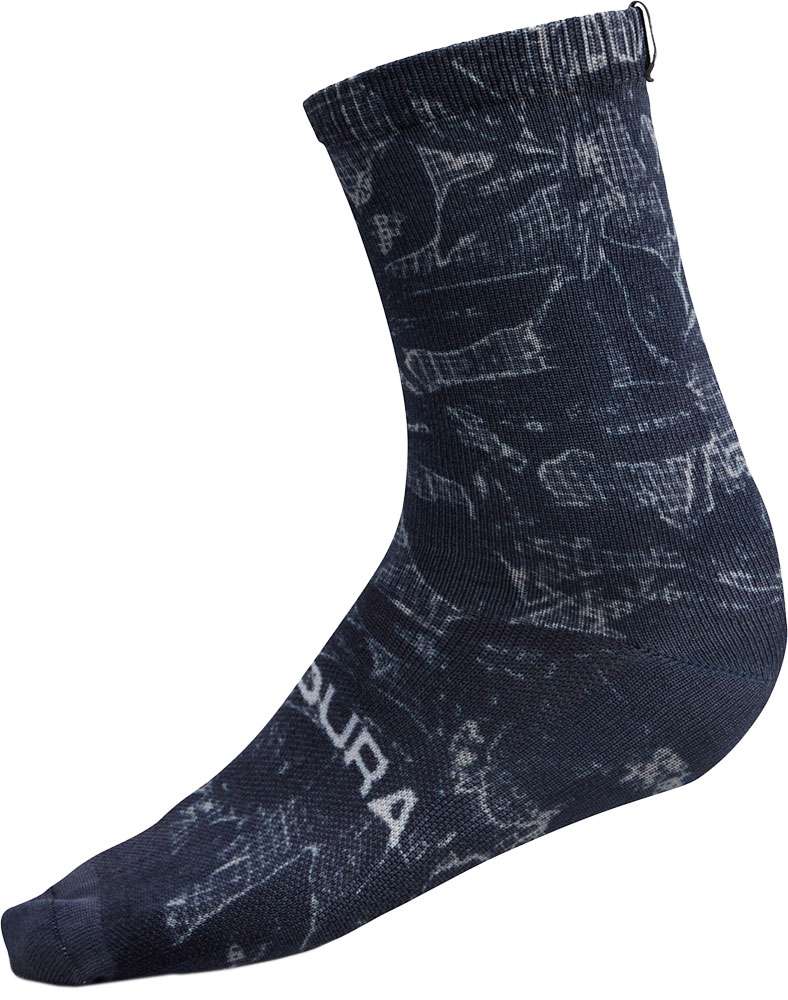 Endura grid floral limited print - socks