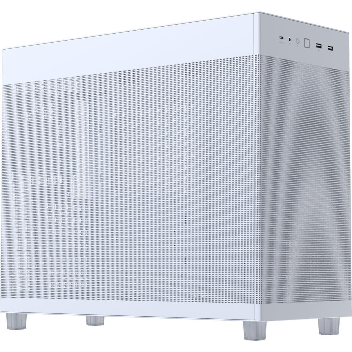 Asus Prime AP201 - MicroATX Case (White | 2x USB-A | 1x USB-C)