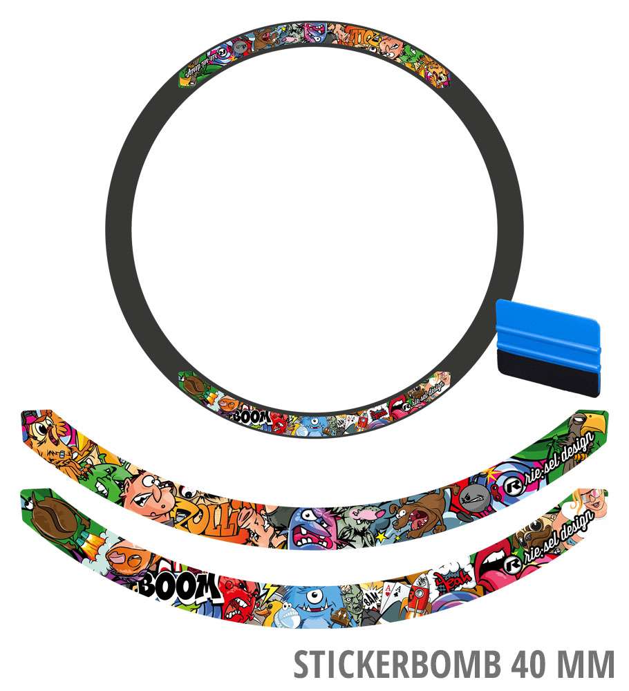 Rie:sel design rim decal set 40mm
