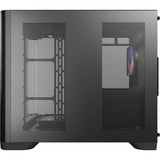 Caixa de torre midi argb curva Antec c5 (preta | 2x USB-A | 1x USB-C | vidro temperado)