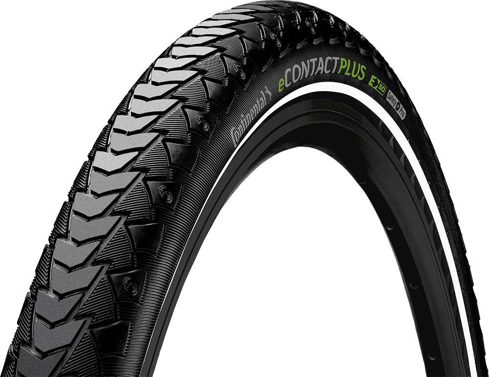 Contintal Econtact Plus 20x2.20 sort med refleksion