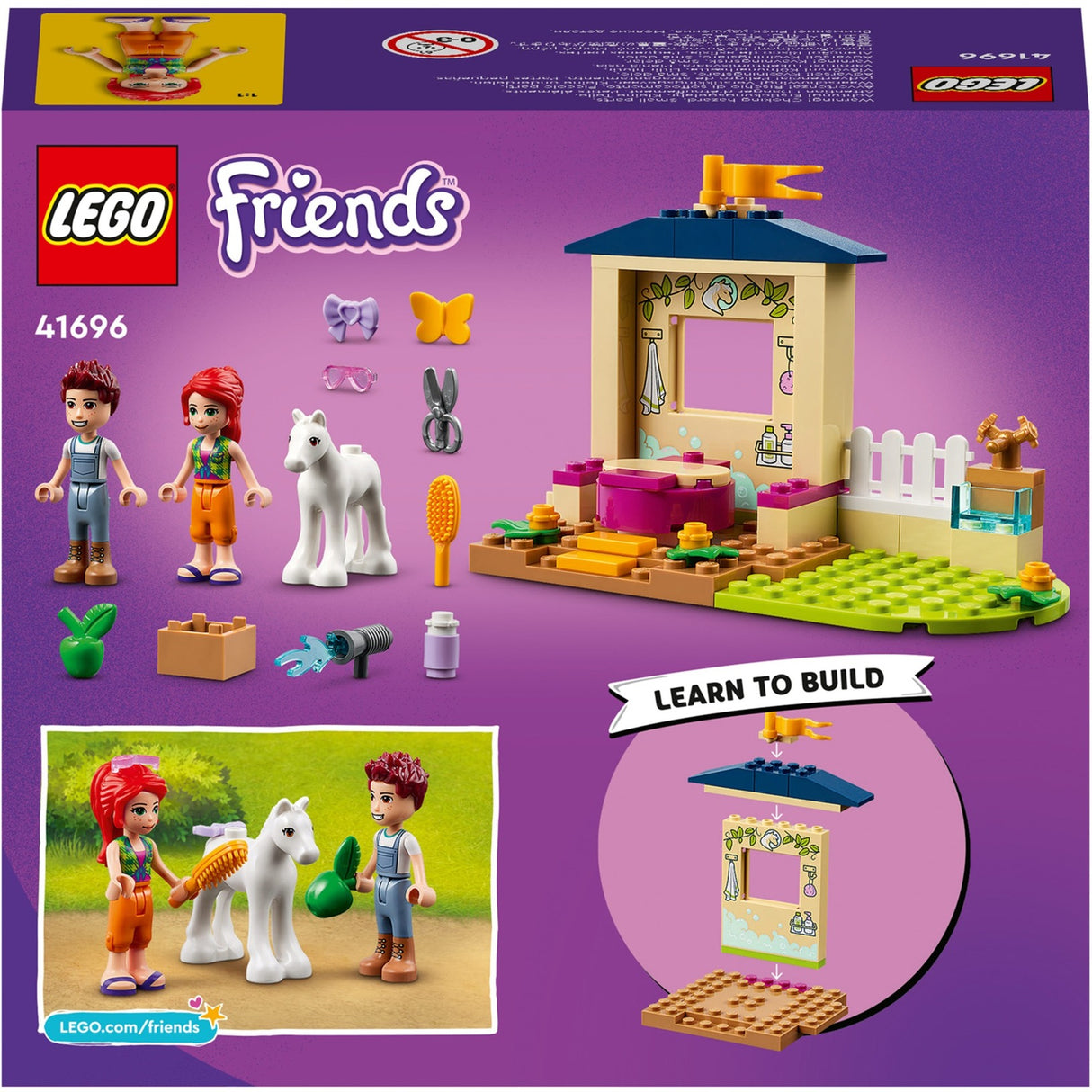 Lego friends - 41696 póni mosóistálló