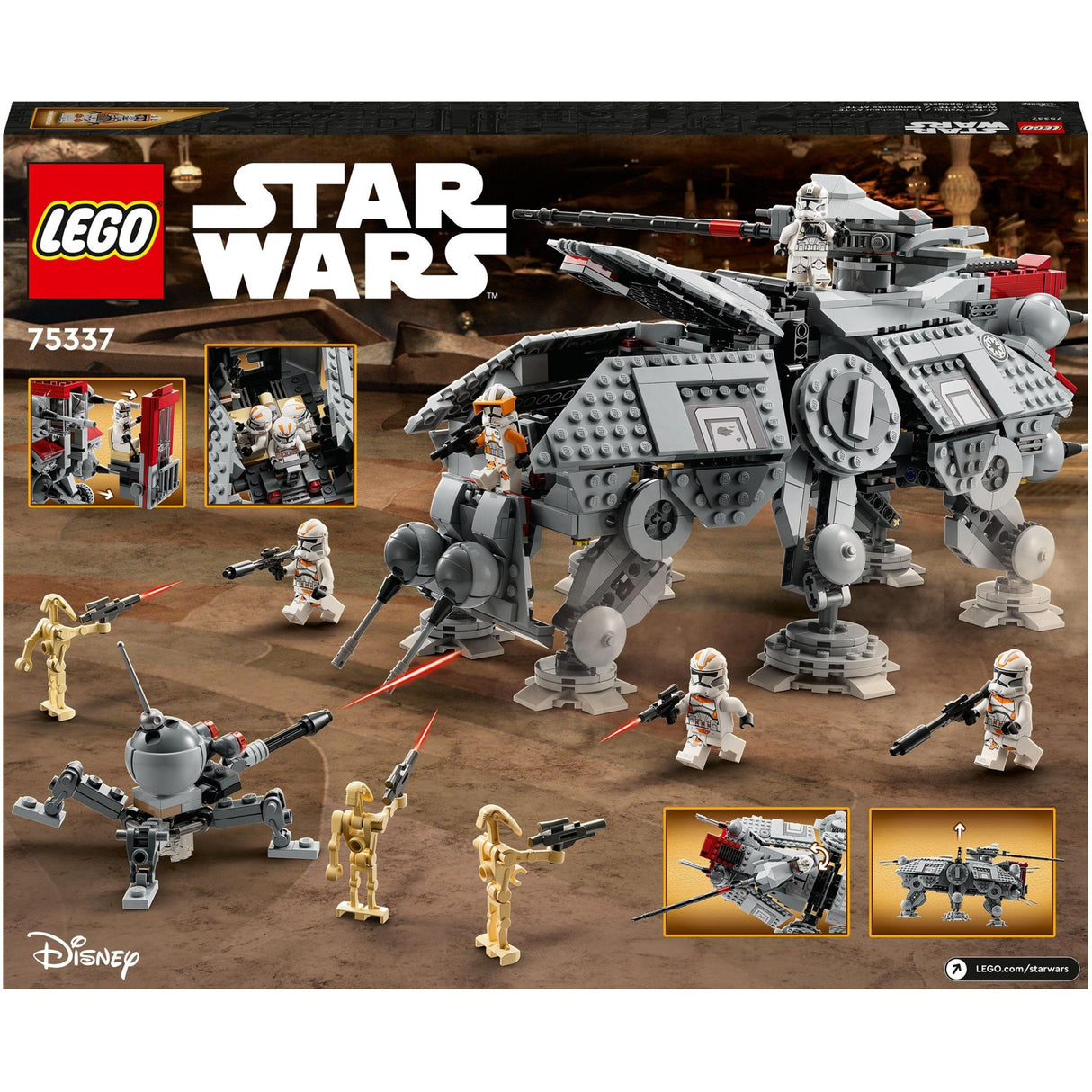 Chodítko Lego star wars 75337 at-te
