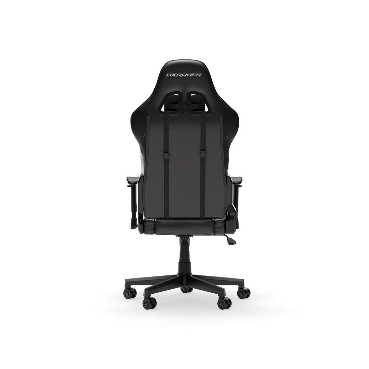 Dxracer prince l black pvc leather gamestoel (zwart)