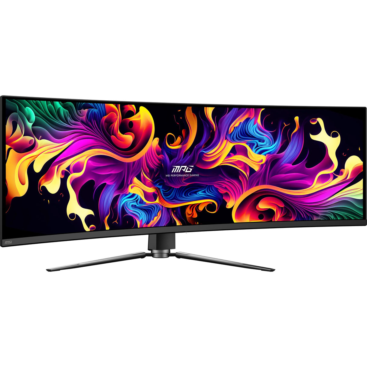 Msi mpg 491cqp qd-oled 49 curved ultrawide gaming monitor (zwart, 2x hdmi, displayport, 2x usb-a, usb-b, usb-c, 144 hz)