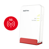 Fritz! Box 6860 5G Edition internationaler WLAN-Router (rot, Mesh, 5G)