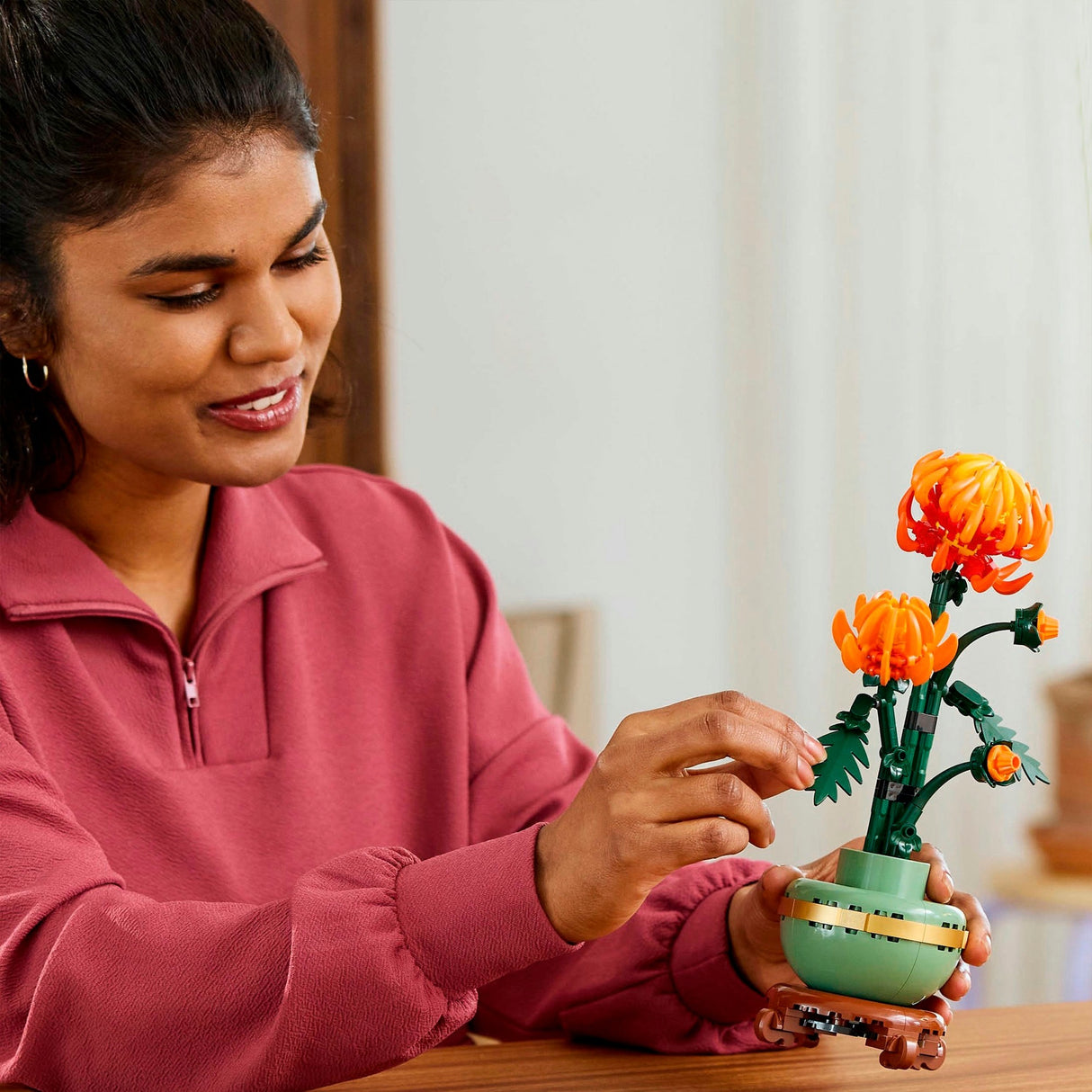 Lego 10368 ikony chryzantemy