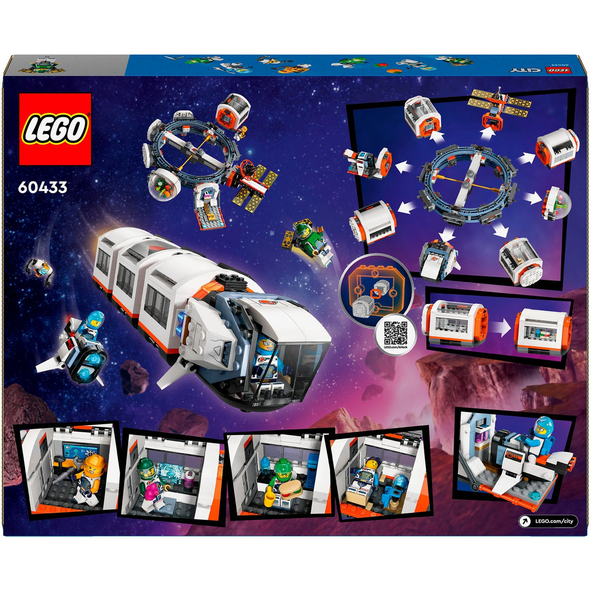 LEGO LEGO CITY 60433 Modulær rumstation