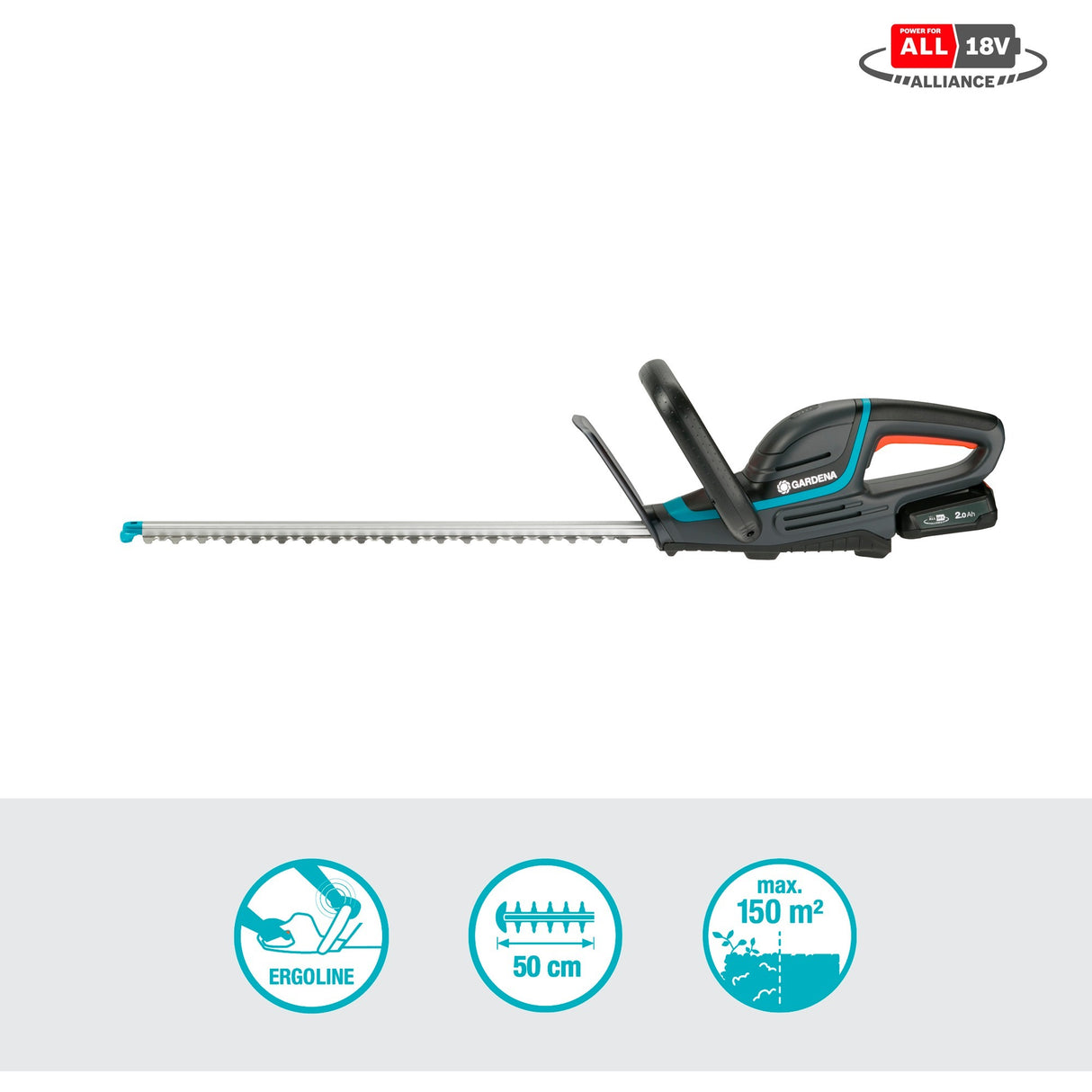GARARAA Batterie Hedge Trimmer Tréimoment 50 18V P4a Set