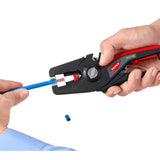 Knipex Automatic Wire Stripper | length 195 mm | 0.08-16 (AWG 28-5) mm² | 1 piece - 12 52 195 - 12 52 195