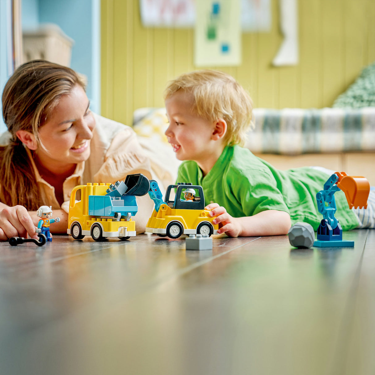 Lego duplo town 10475 gradbena vozila 3v1