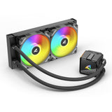 Refroidissement par eau Sharkoon s50 argb (noir, pwm 4 broches)