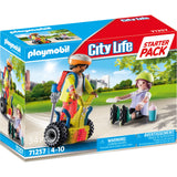 Playmobil kaupunkielämä - aloituspakkaus pelastus segwayn rakennusleluilla (71257)