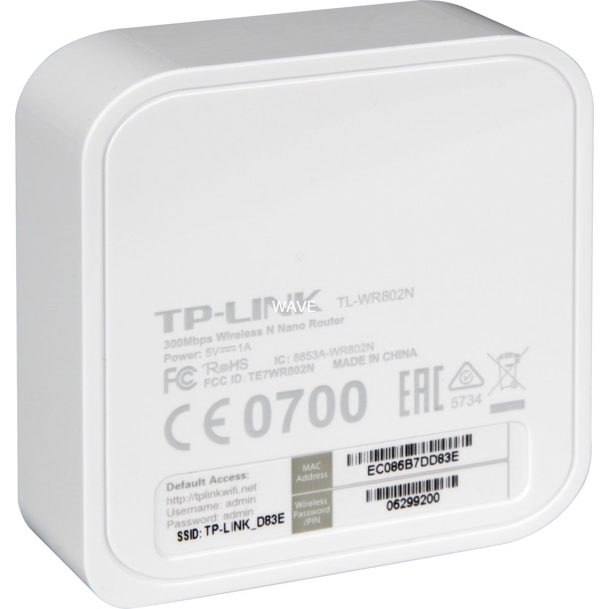 TP-Link TL-WR802N Wireless N Nano usmerjevalnik 300Mbps