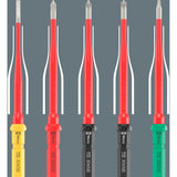 Wera kraftform kompakt vde rvs 17 extra slim 1 tool finder, 17‑delig schroevendraaier (rood blauw)