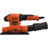 Black+decker 150w 1 3 sheet orbital sander bew220-qs (orange black)