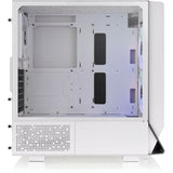 Thermaltake ceres 300 tg argb snow midi tower behuizing (wit | 2x usb-a | 1x usb-c | rgb | tempered glass)