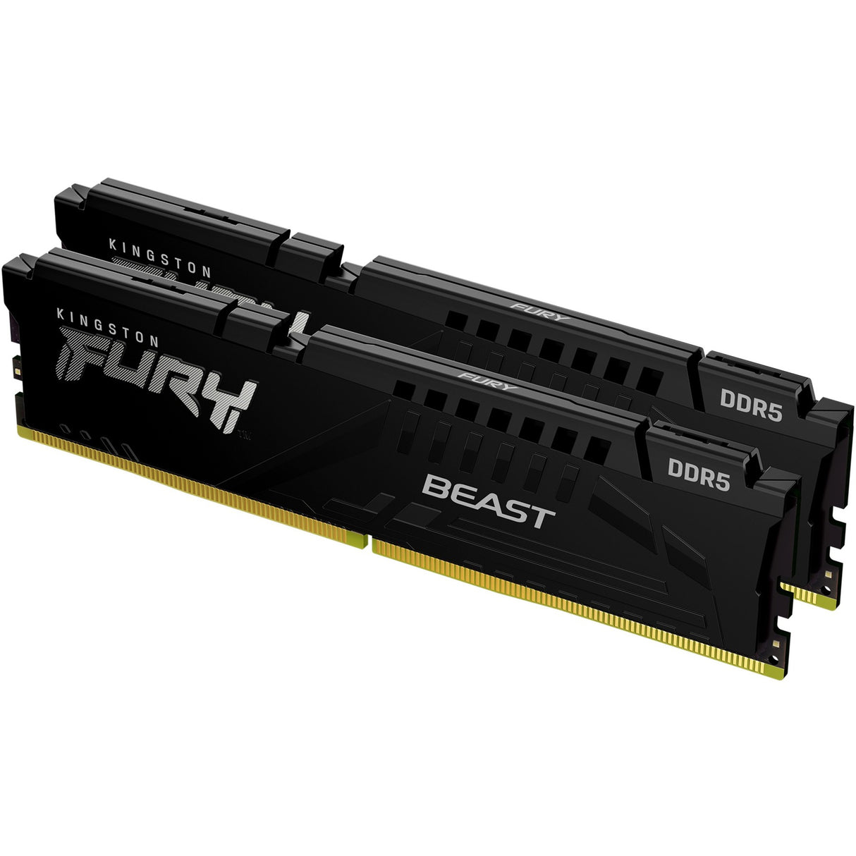Kingston Fury 16 GB DDR5-5200 (2x 8 GB) RAM Kit (black, KF552C40BBK2-16, Beast, XMP 3.0)